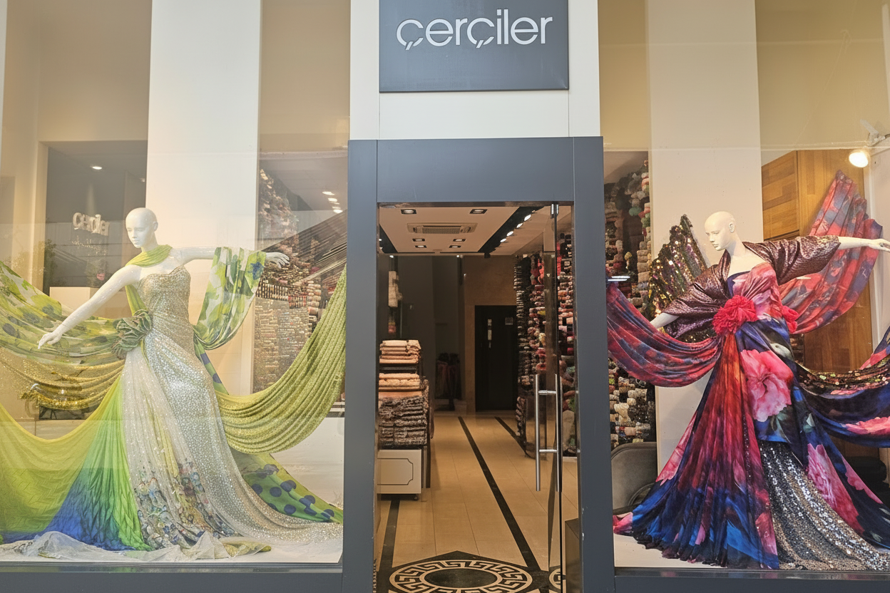 Çerciler Mağaza Vitrini - Profesyonel Görsel