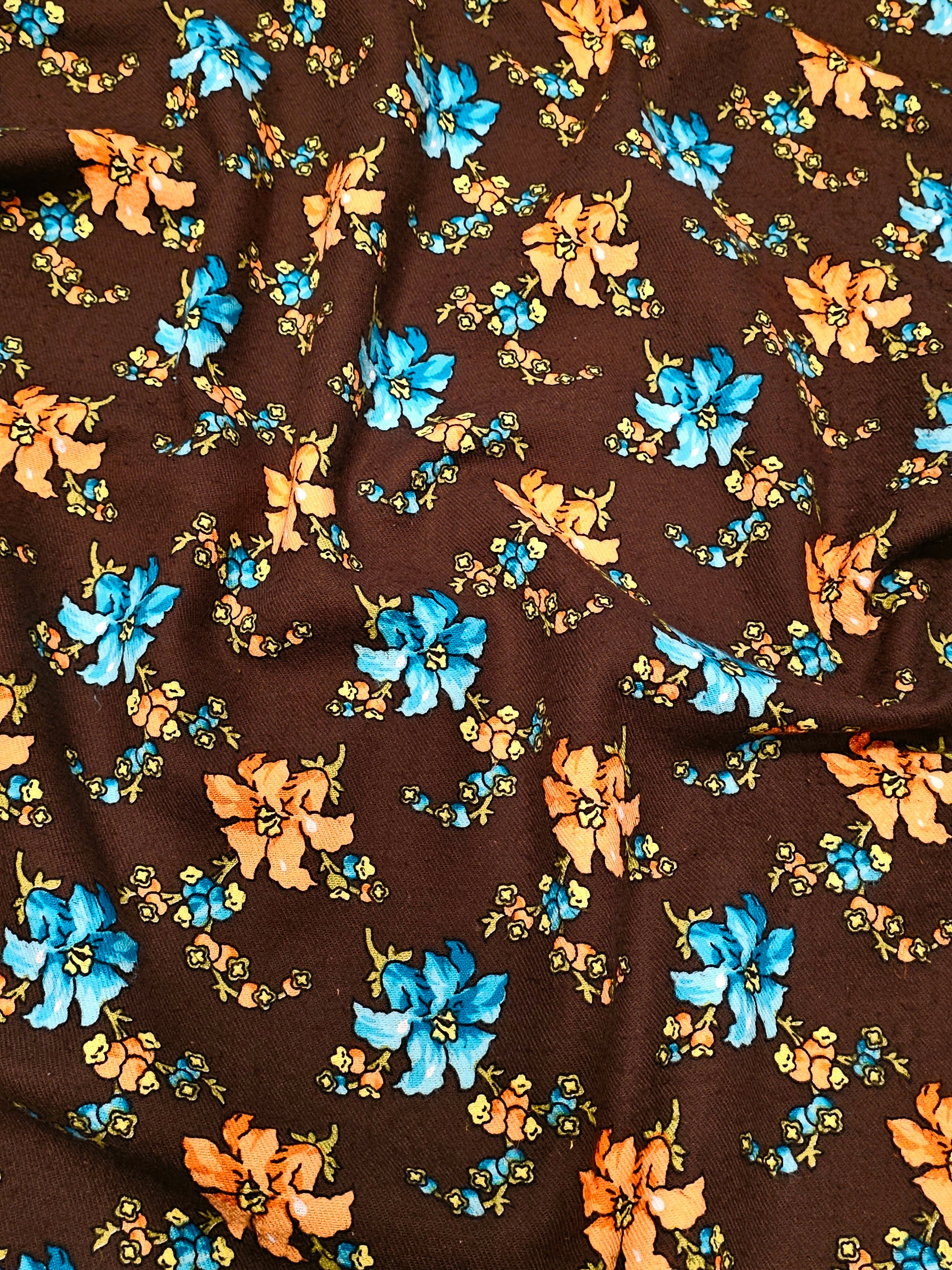 Lily Patterned Flannel