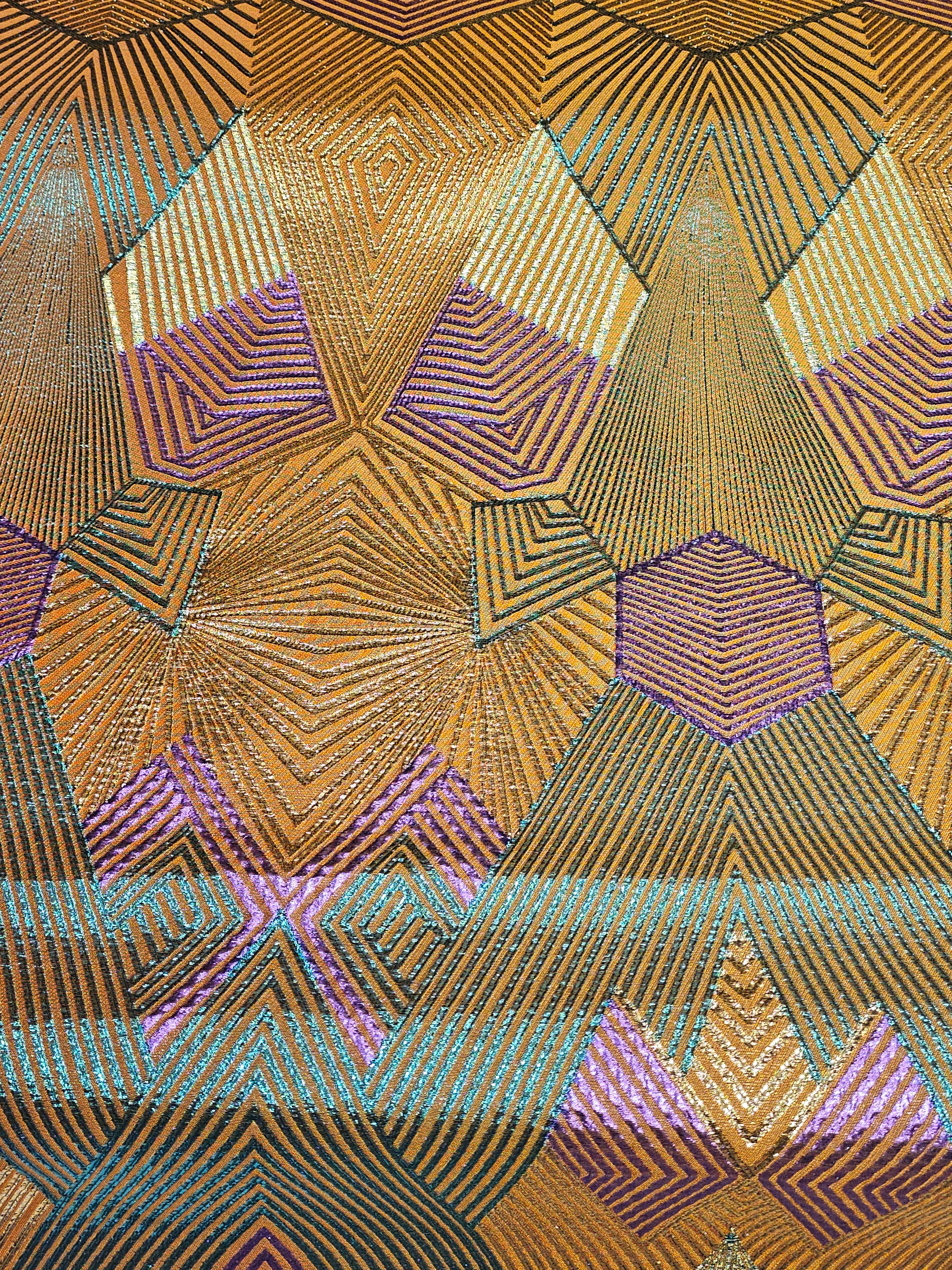 Geometric Pattern Brocade