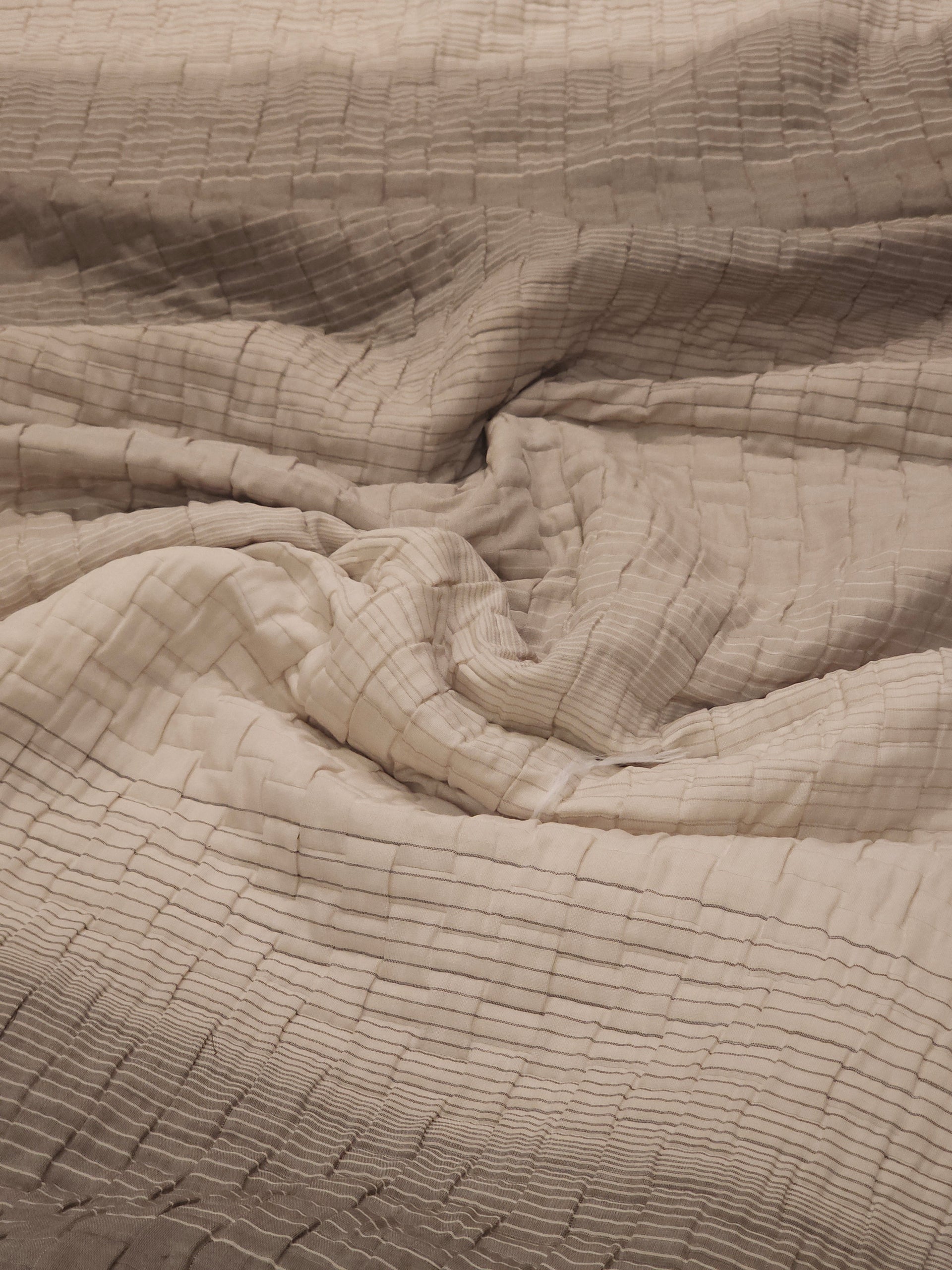 Degraded Cotton Piqué Fabric