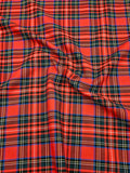 Checked Scottish Tartan Fabric