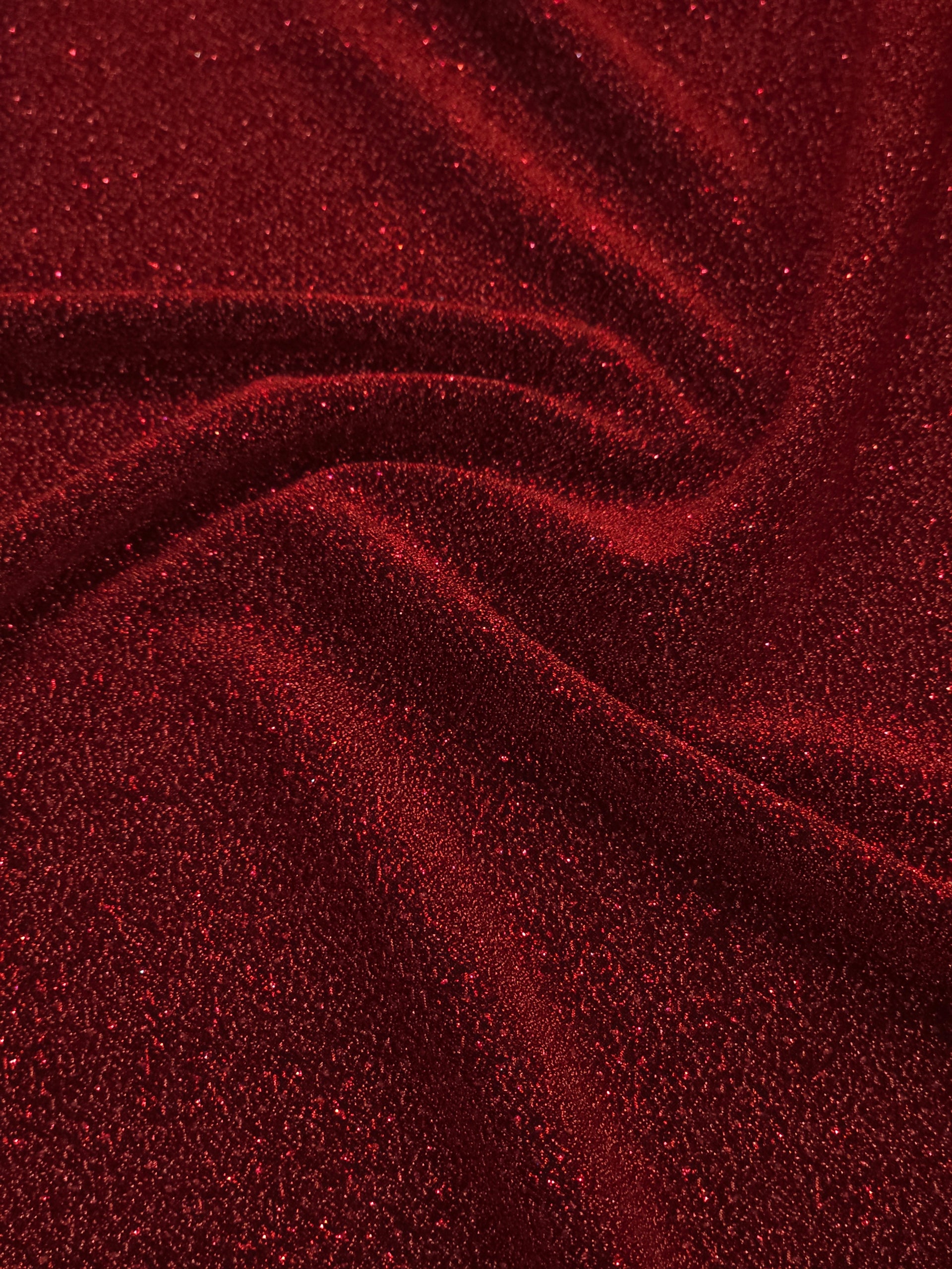 Glittery Metallic Knitted Fabric