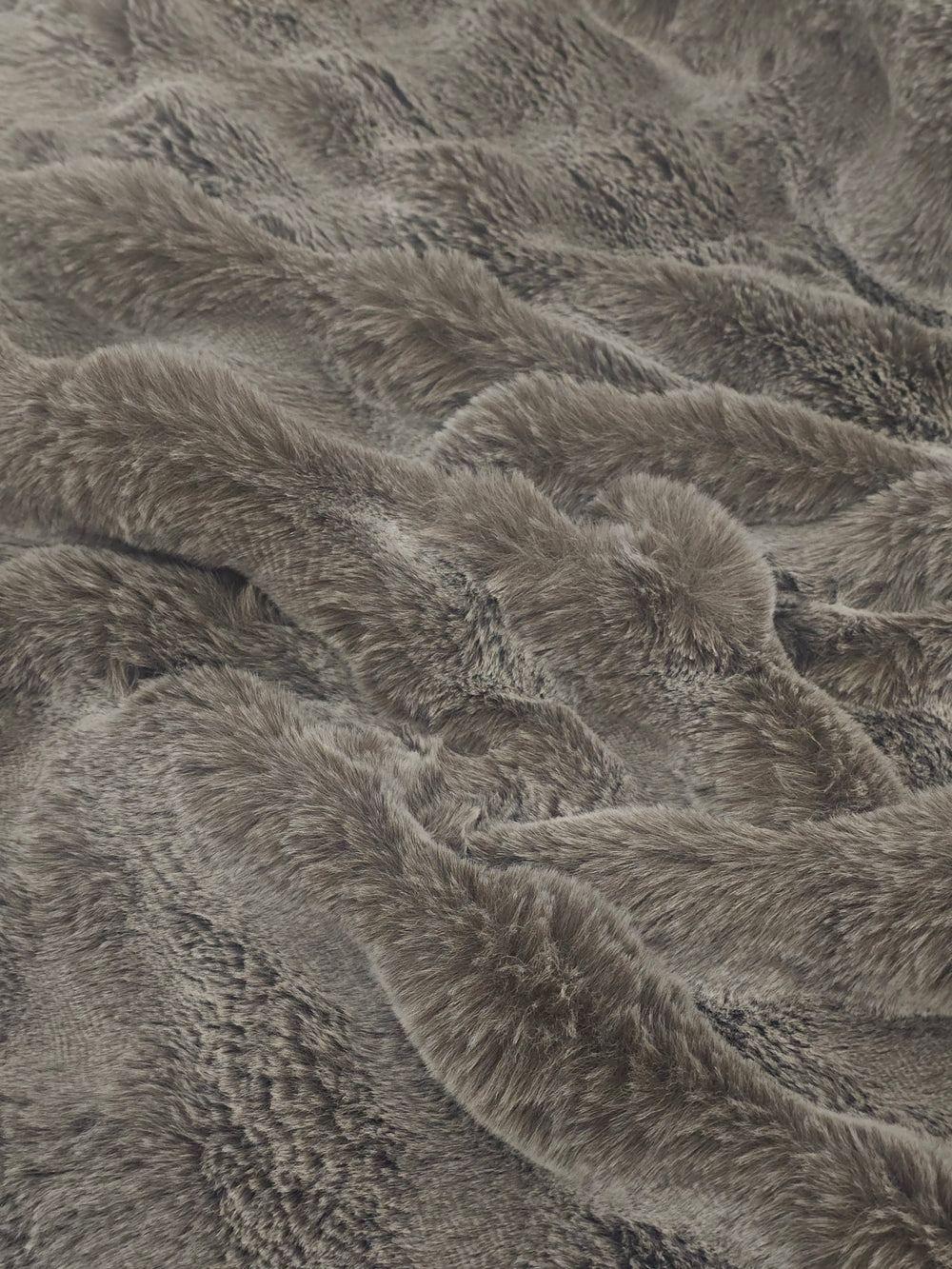 Embossed Faux Fur Fabric