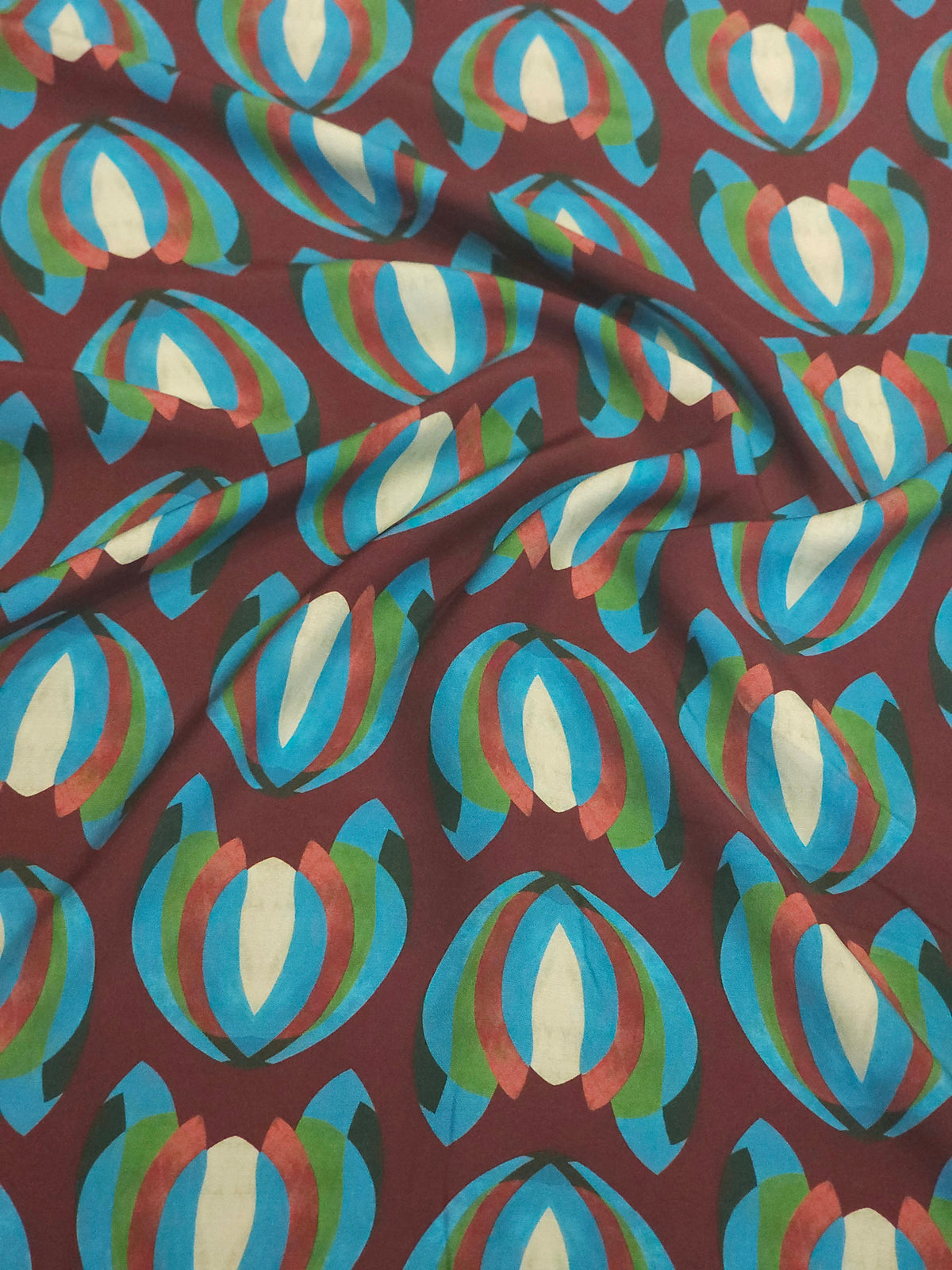 Viscose Fabric with Seed Pattern