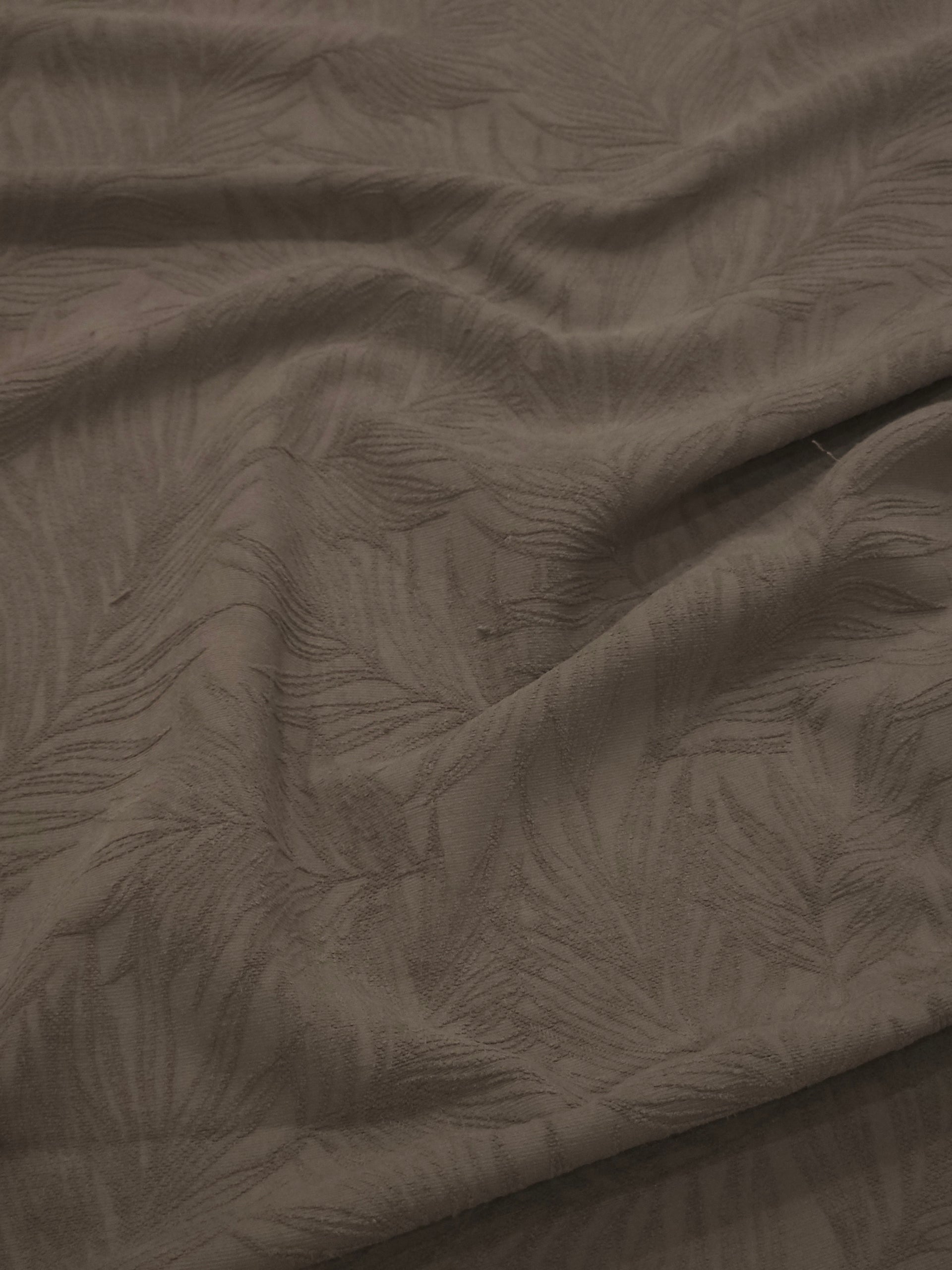 Branch Patterned Chenille Pique Fabric