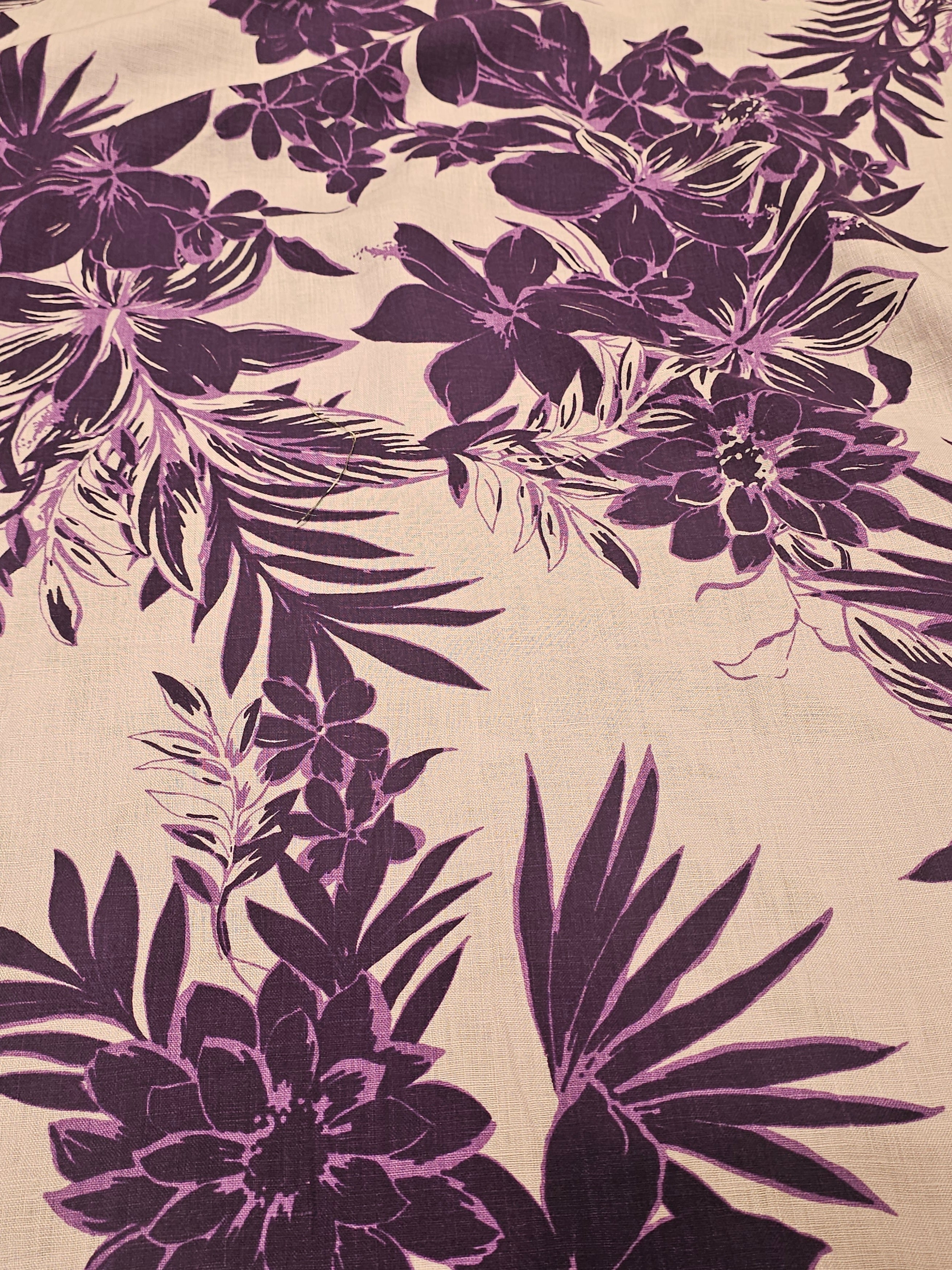 Floral Patterned Linen