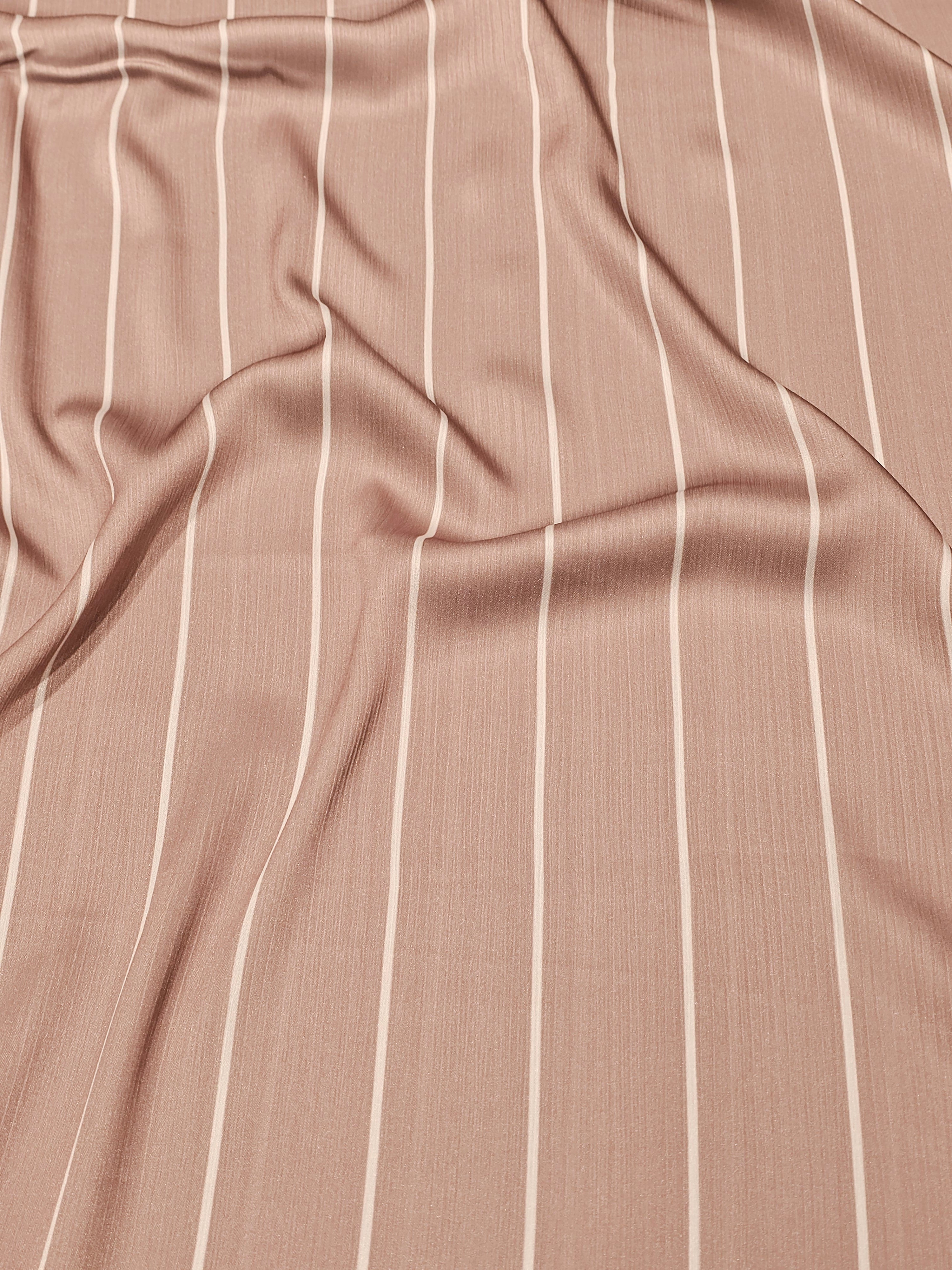 Striped Silky Yoryo Satin