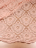 Damask Desenli Kordone Dantel Kumaş