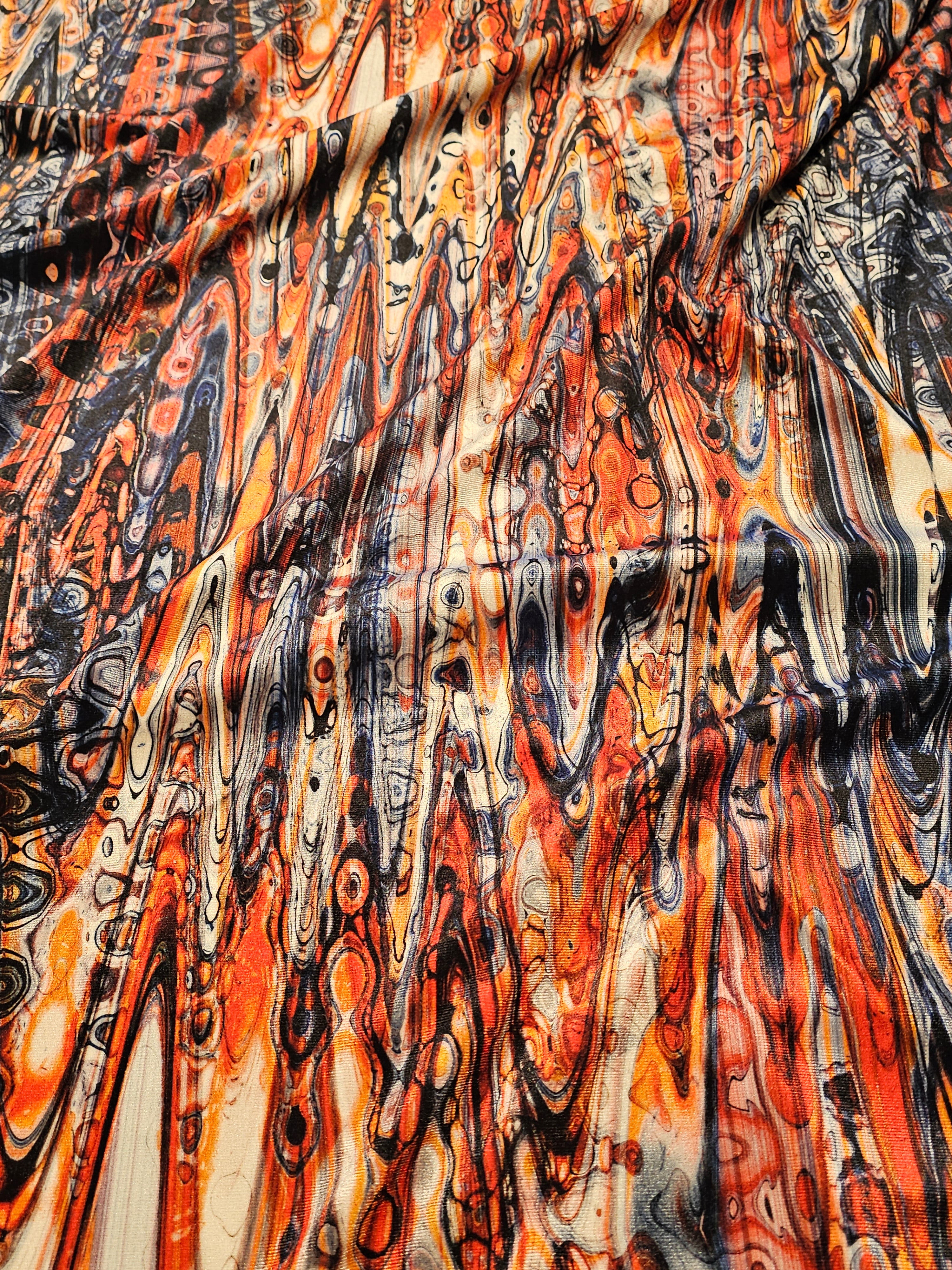 Geometric Patterned Silk Velvet