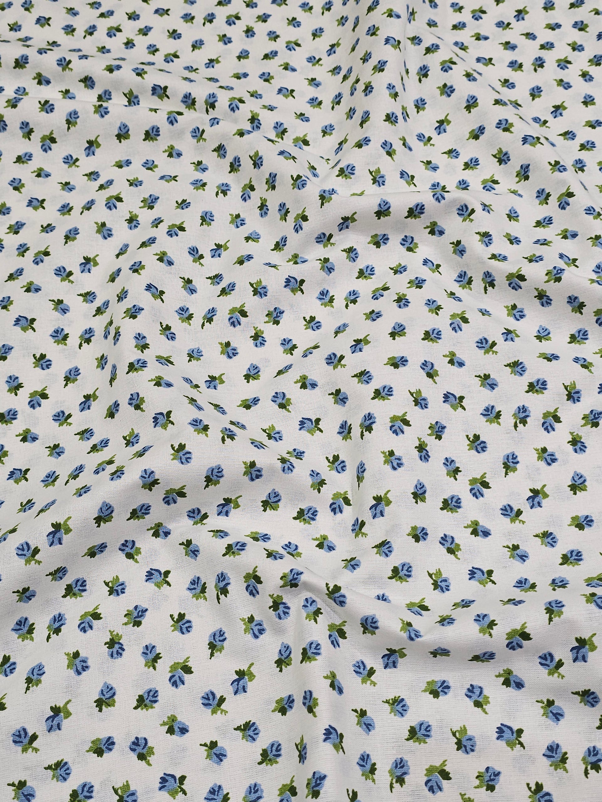 Poplin Kumaş – Çiçek Desenli, Hafif, Pürüzsüz, Eteklik, Elbiselik | Çerçiler Kumaş