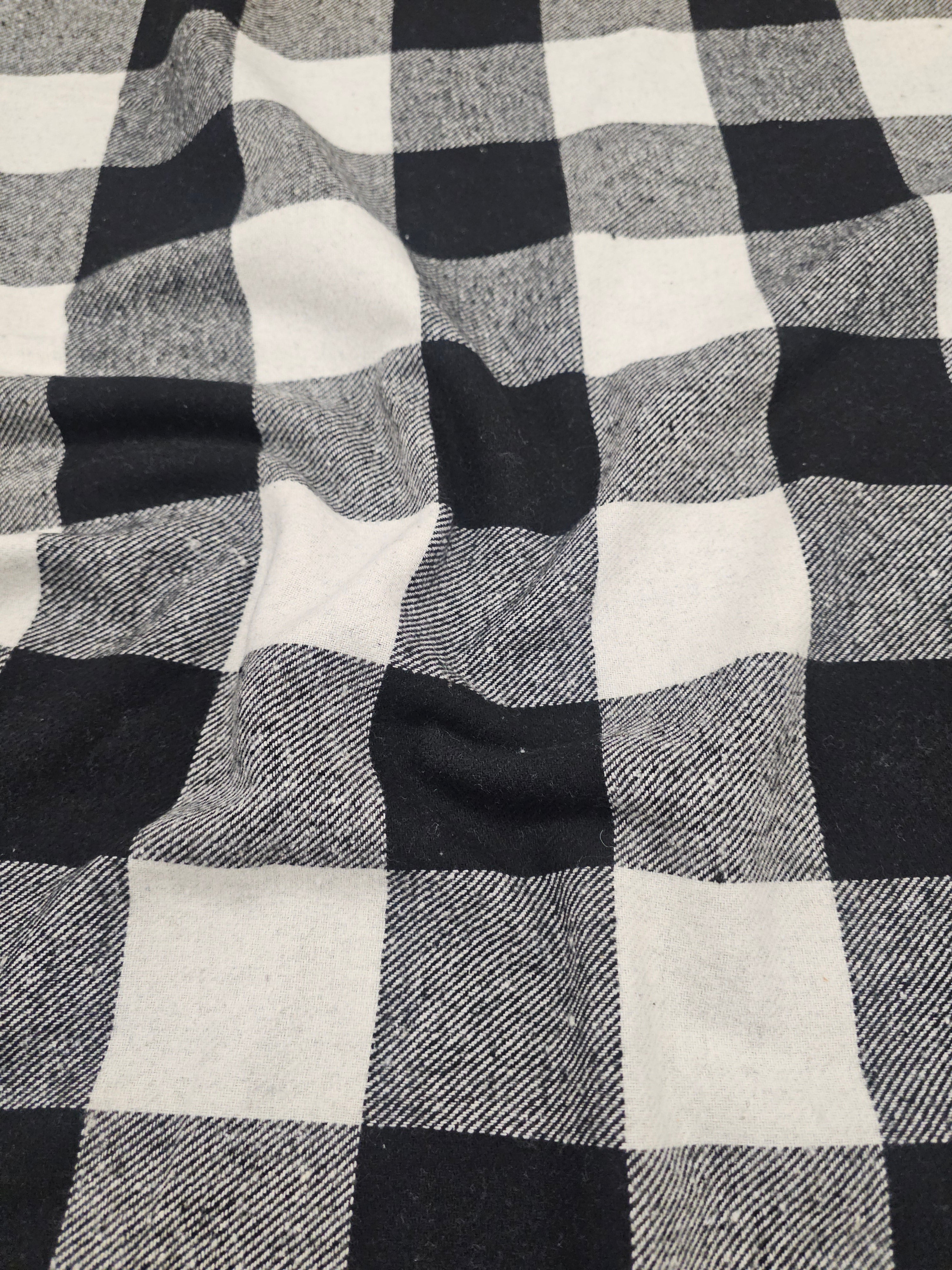 Checked Lumberjack Shirt Fabric