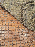 Square Beaded Embroidered Fabric