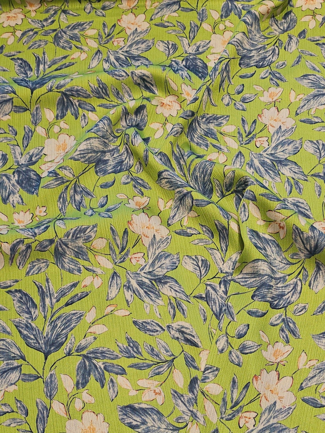 Silky Floral Patterned Yoryo Satin #3