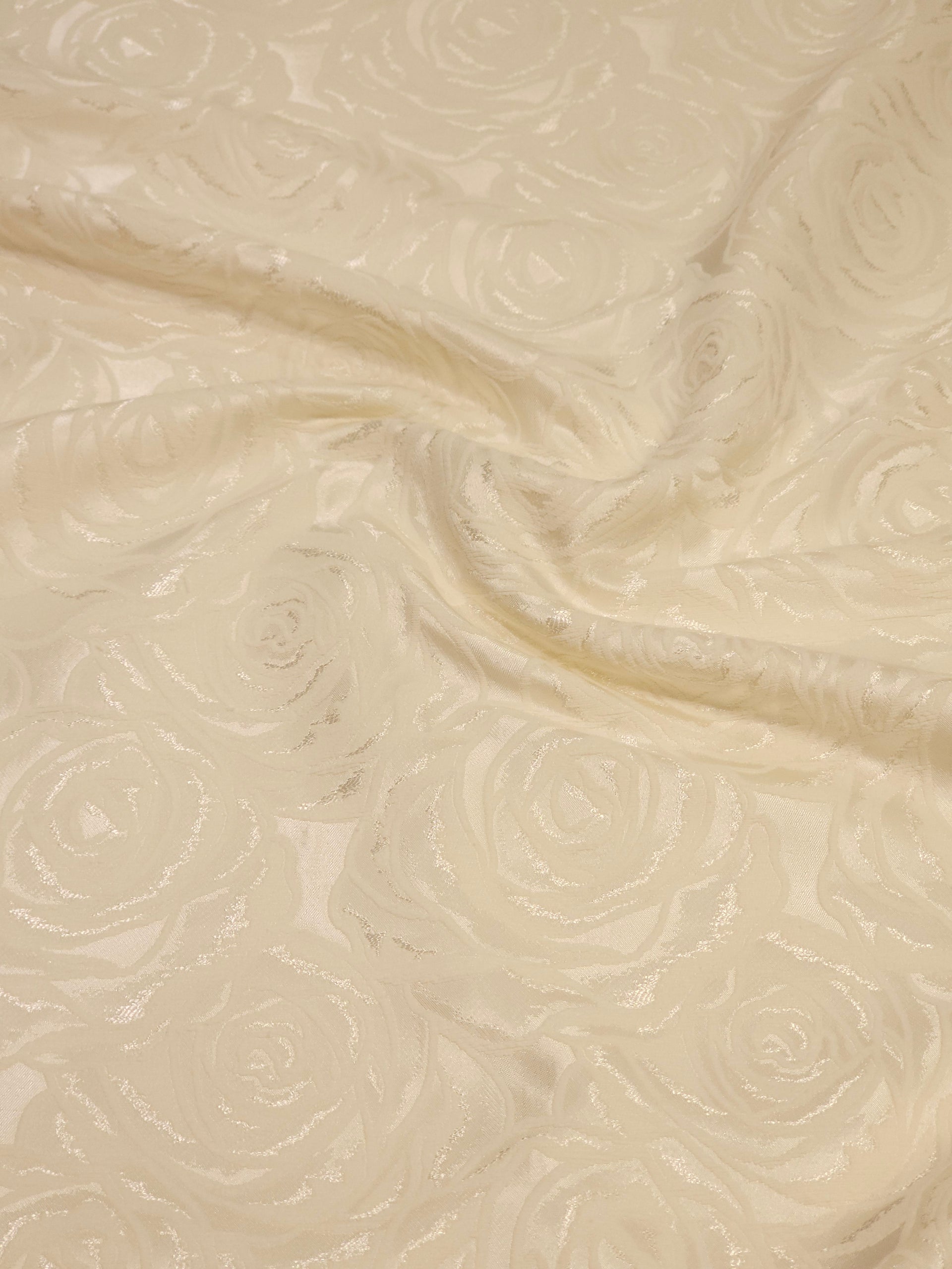 Rose Patterned Chenille Blanket Fabric