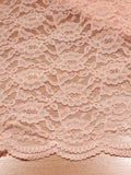 Rose Patterned Corded Lace Fabric