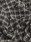 Şanel Kumaş – Geometrik Desenli, Orta Dökümlü, Tweed Dokulu, Ceketlik, Kabanlık, Elbiselik | Çerçiler Kumaş