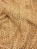 Stone Embellished Mesh Fabric