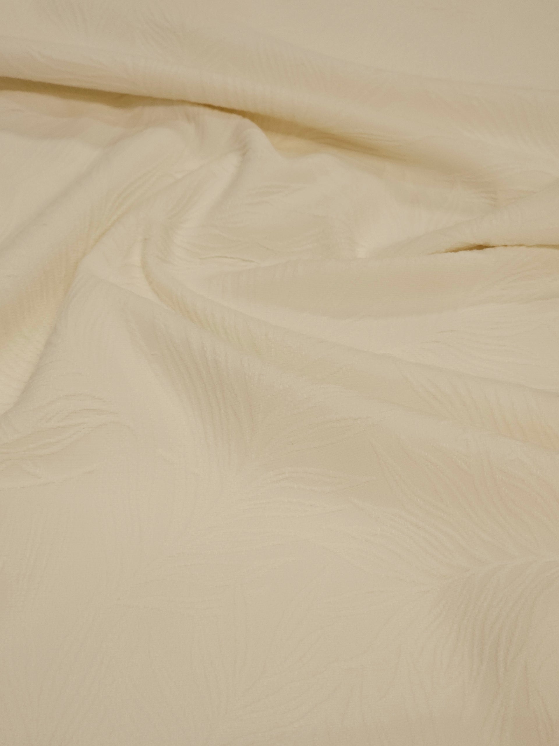 Branch Patterned Chenille Pique Fabric