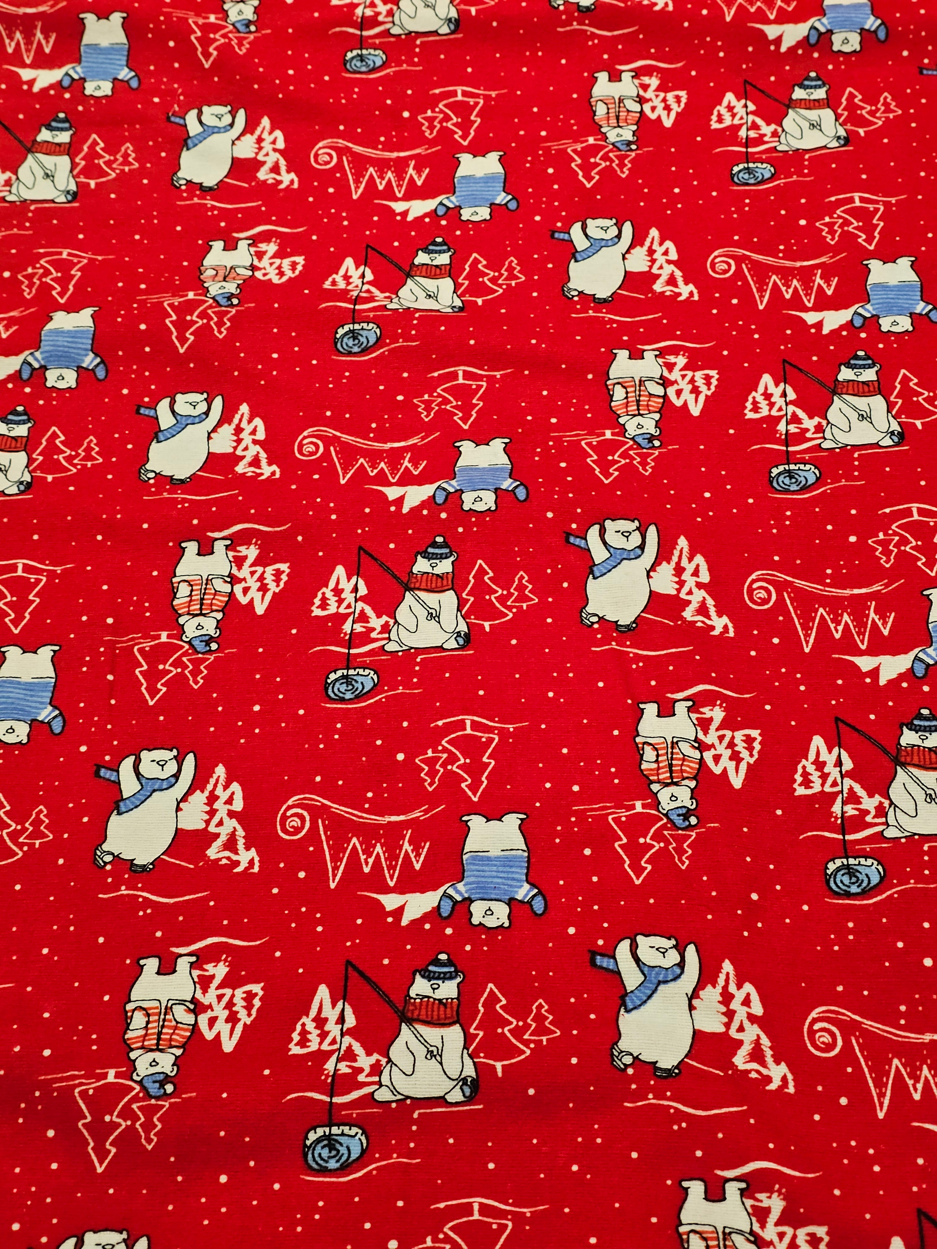 Polar Bear Patterned Flannel