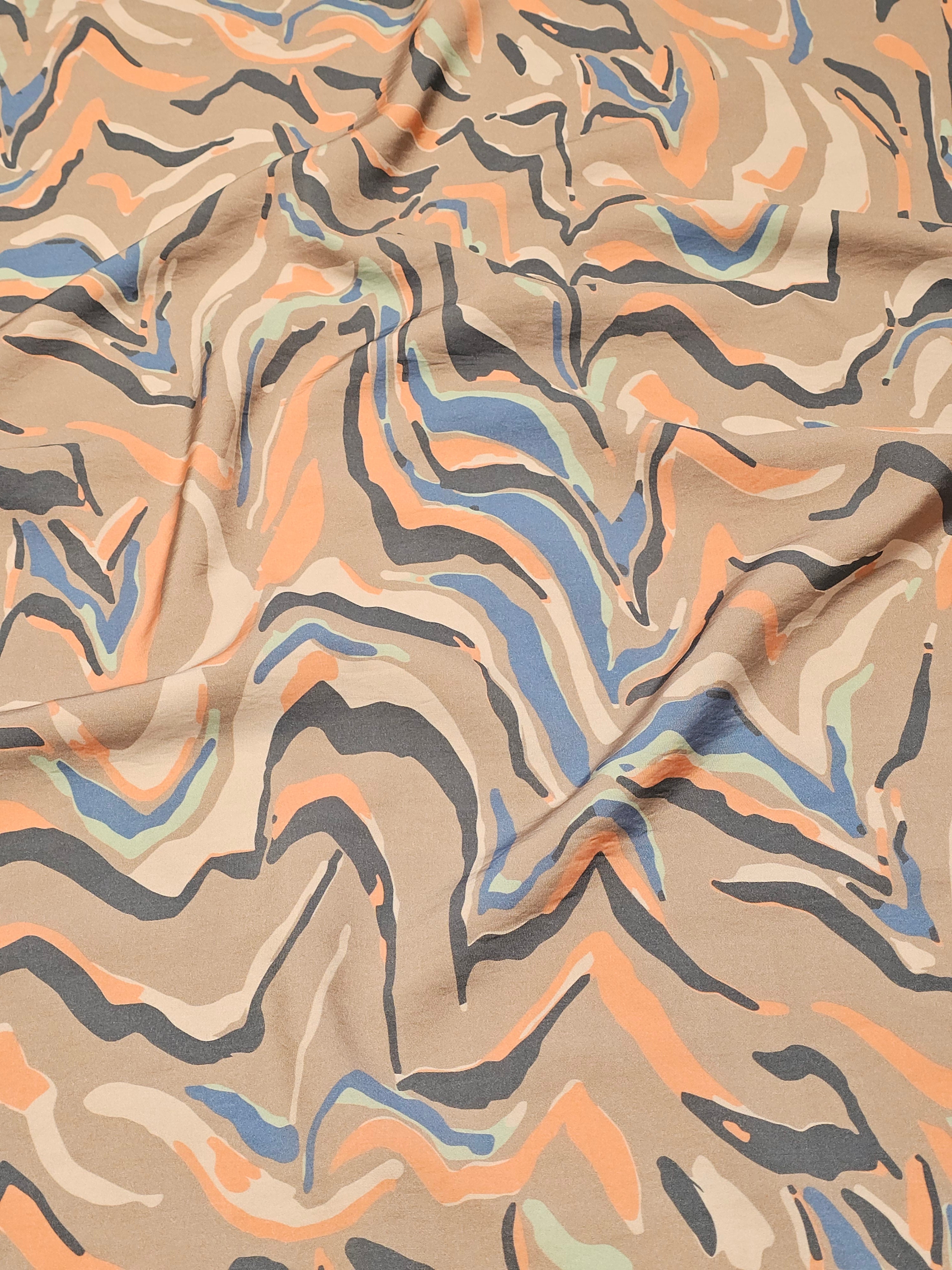 Abstract Patterned Ferro Fabric