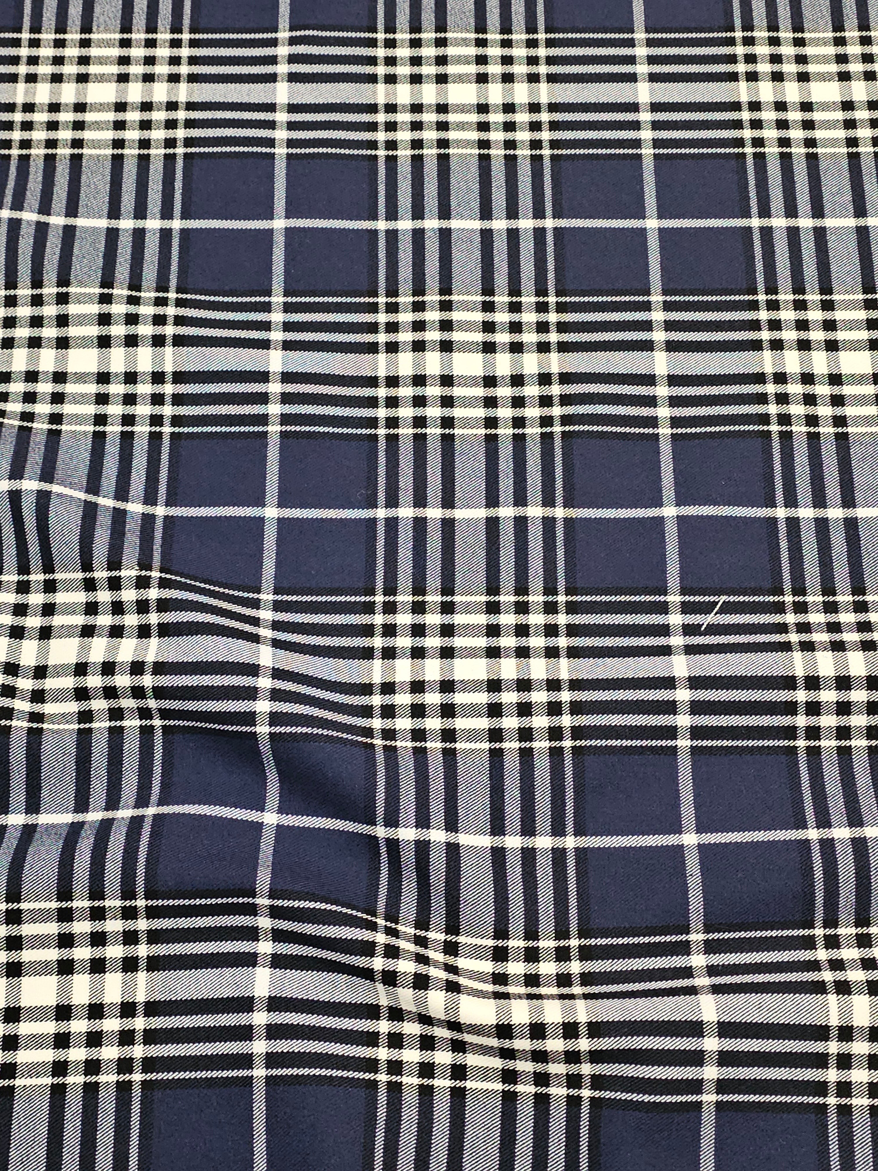 Lycra Scottish Tartan Fabric