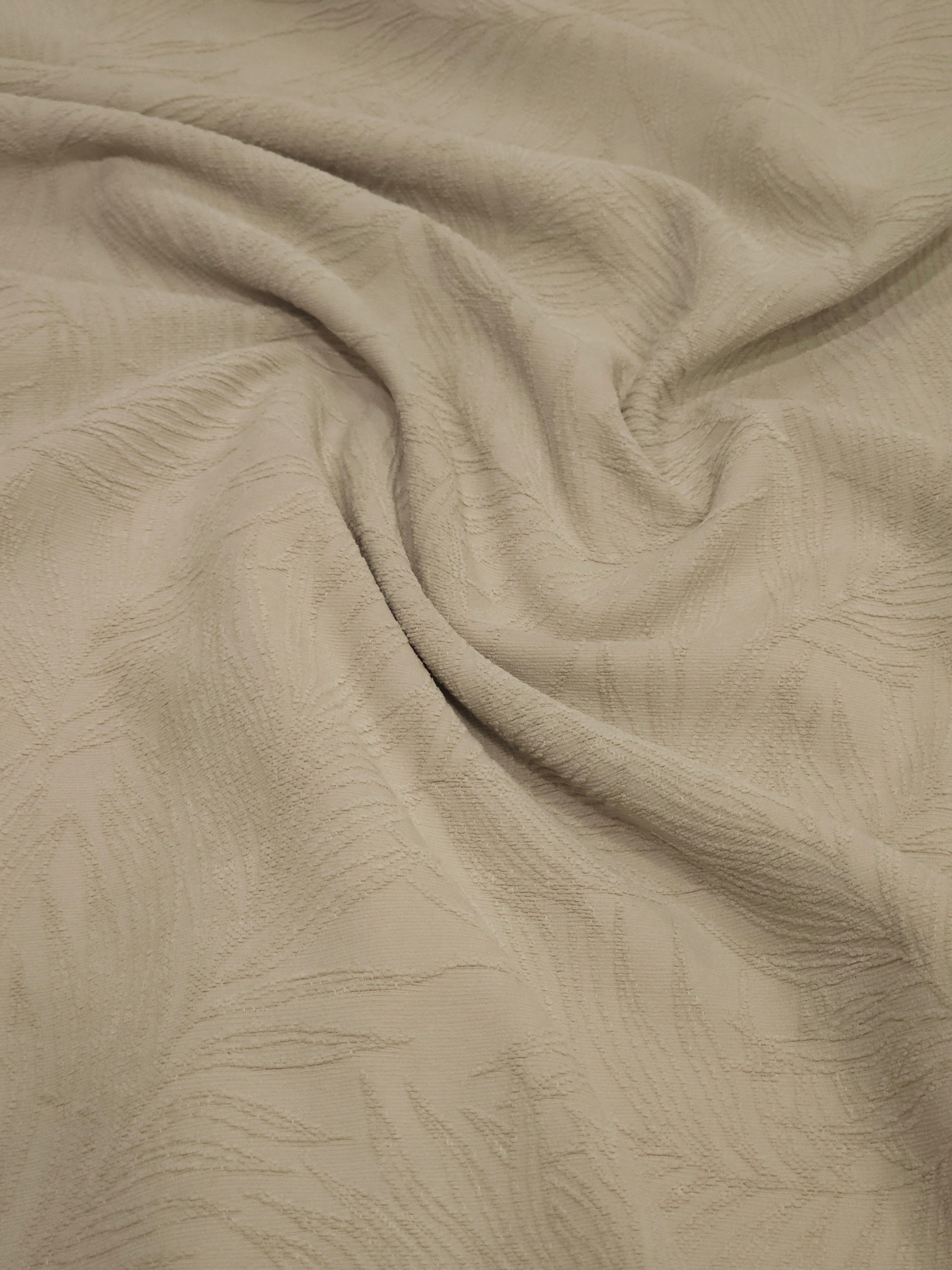 Branch Patterned Chenille Pique Fabric