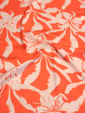 Saten Kumaş – Çiçek Desenli, Orta Dökümlü, Parlak, Elbiselik, Bluzluk, Gömleklik | Çerçiler Kumaş
