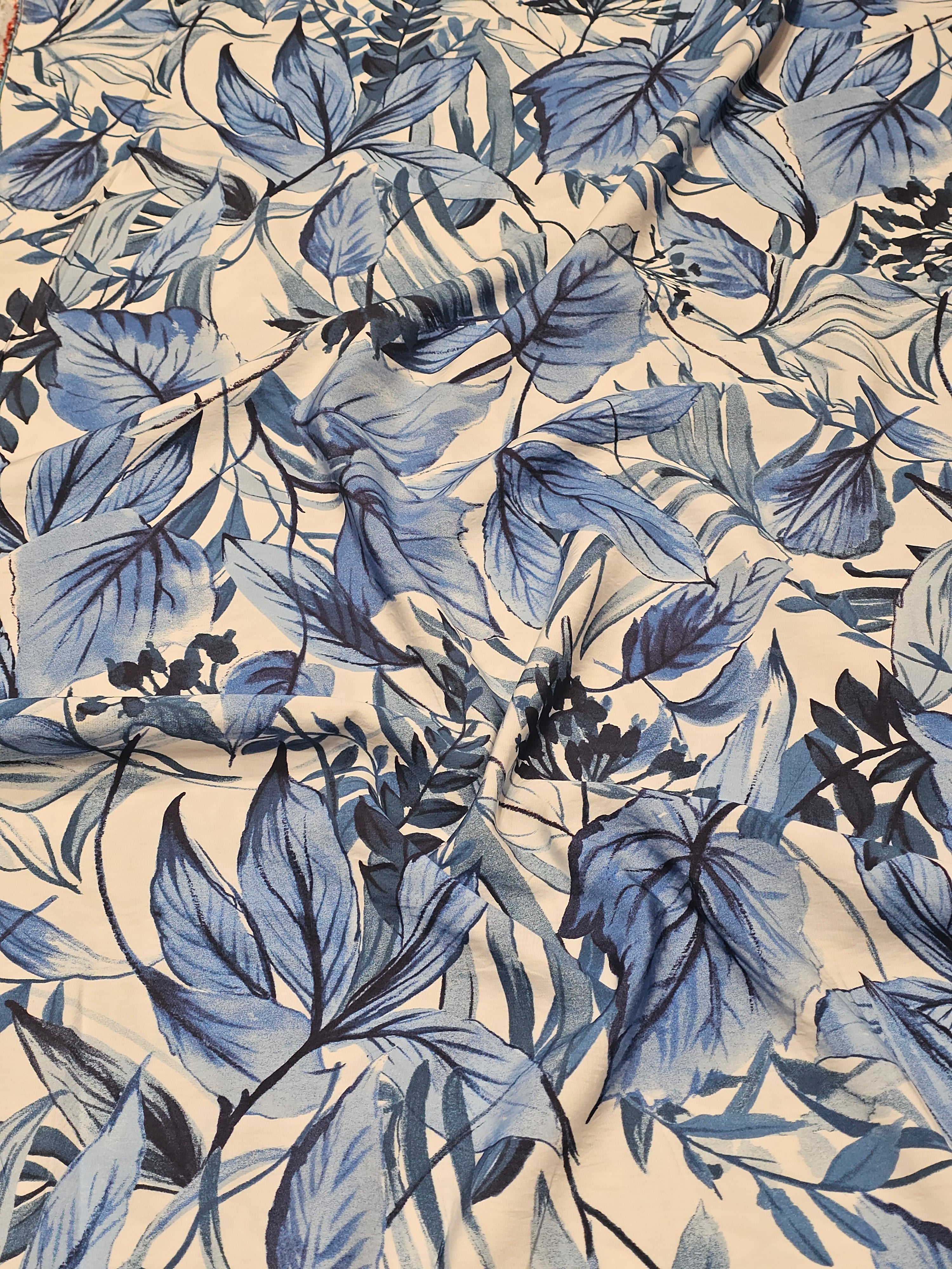 Leaf Patterned Ferro Fabric