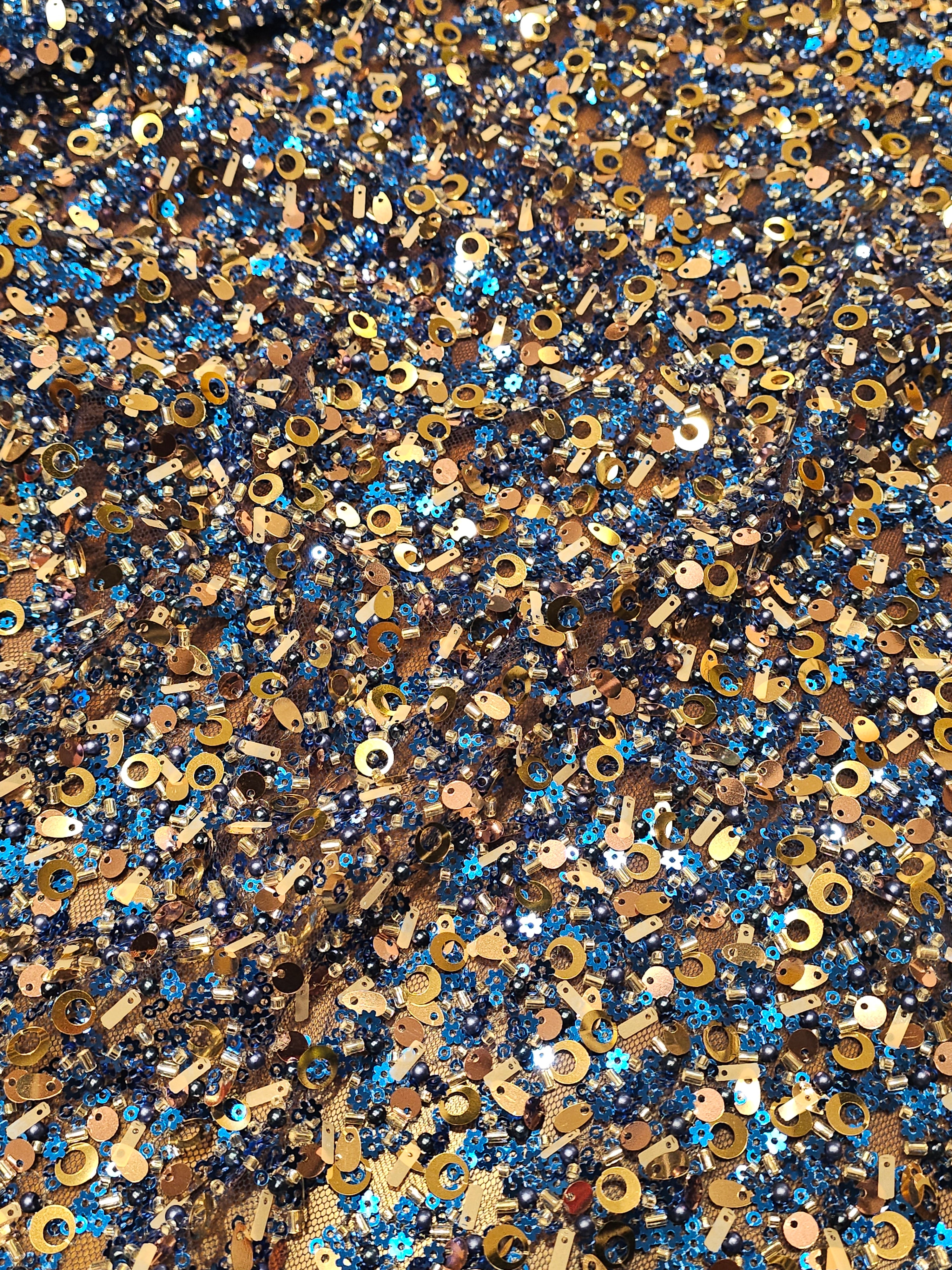 Yıldızlı Parıltı Payet Kumaş