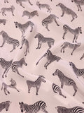 İpeker zebra desenli cupro kumaş, yumuşak ve dökümlü ipeğimsi yapıda