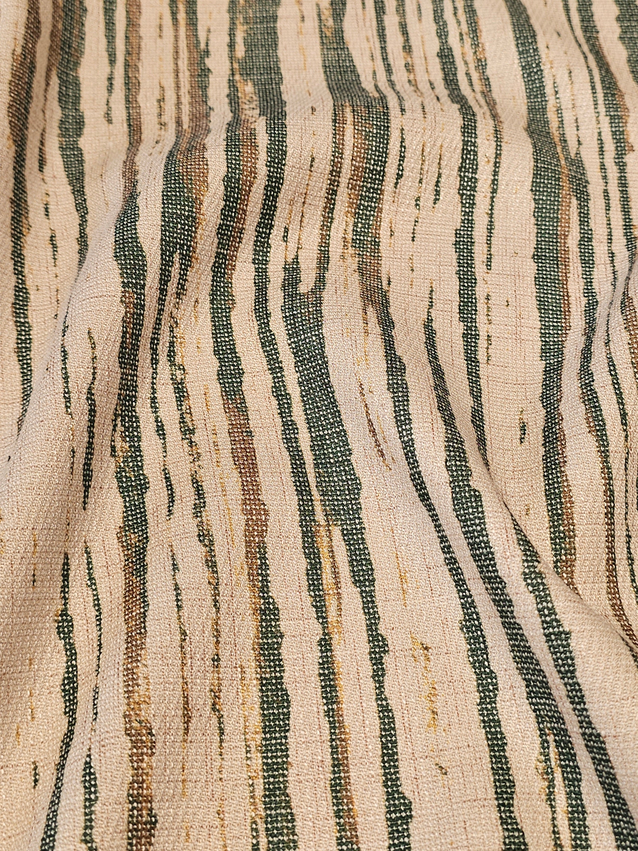 Tiger Pattern Jabu Linen Fabric