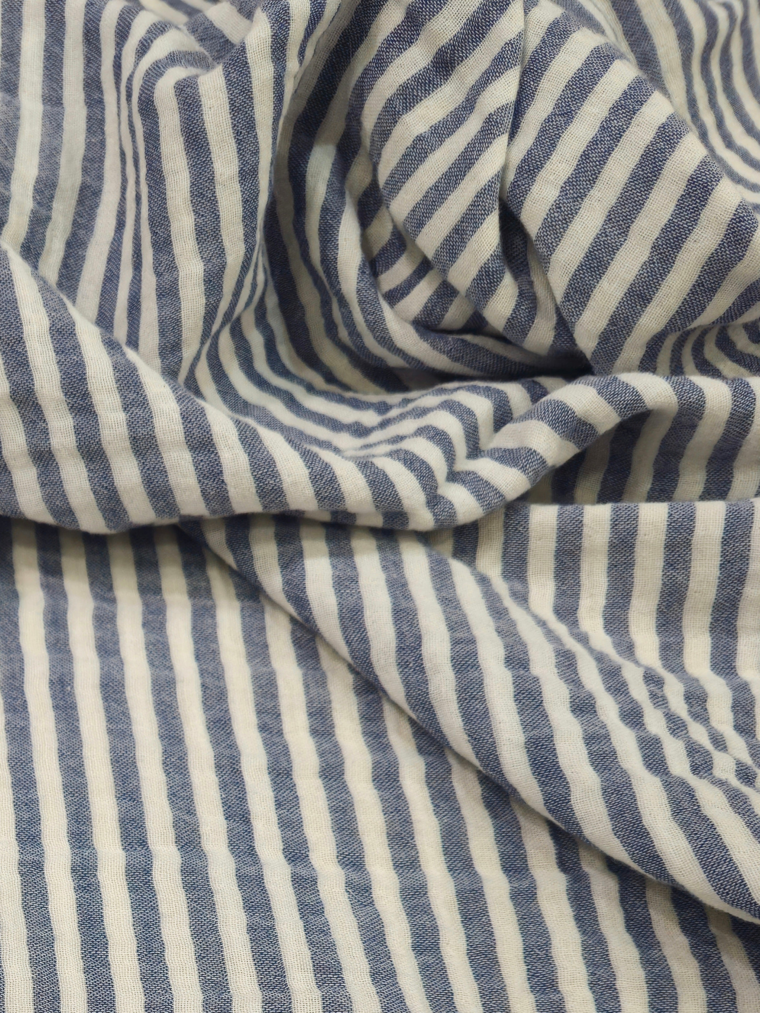 Medium Striped 2-Ply Muslin