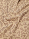 Seashell Patterned Jabu Linen Fabric