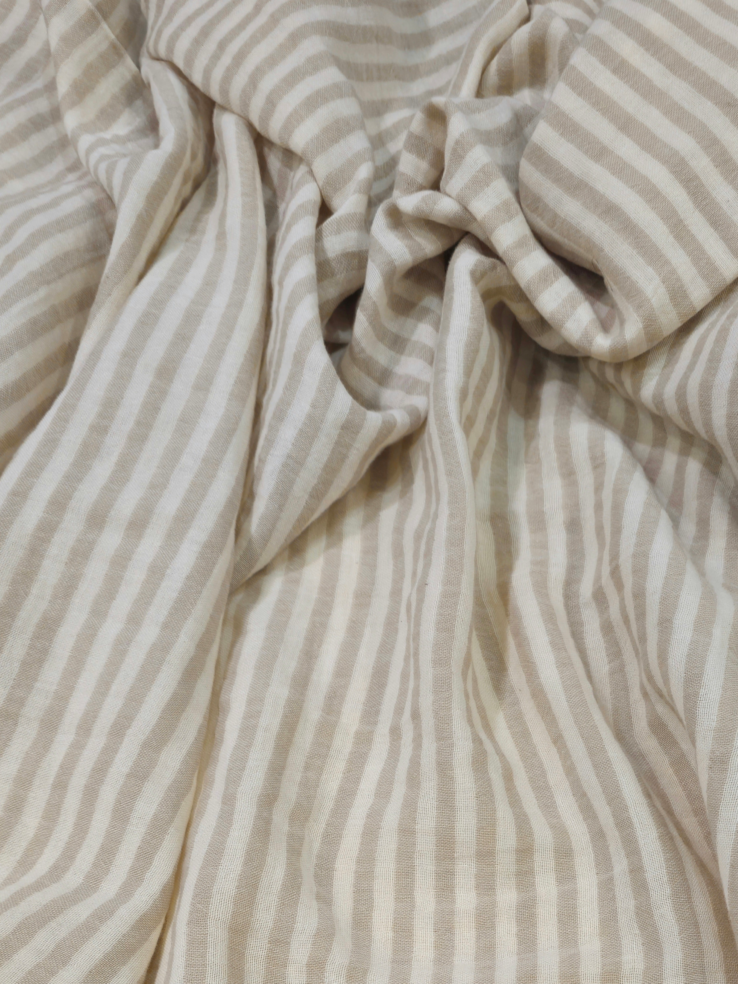 Medium Striped 2-Ply Muslin