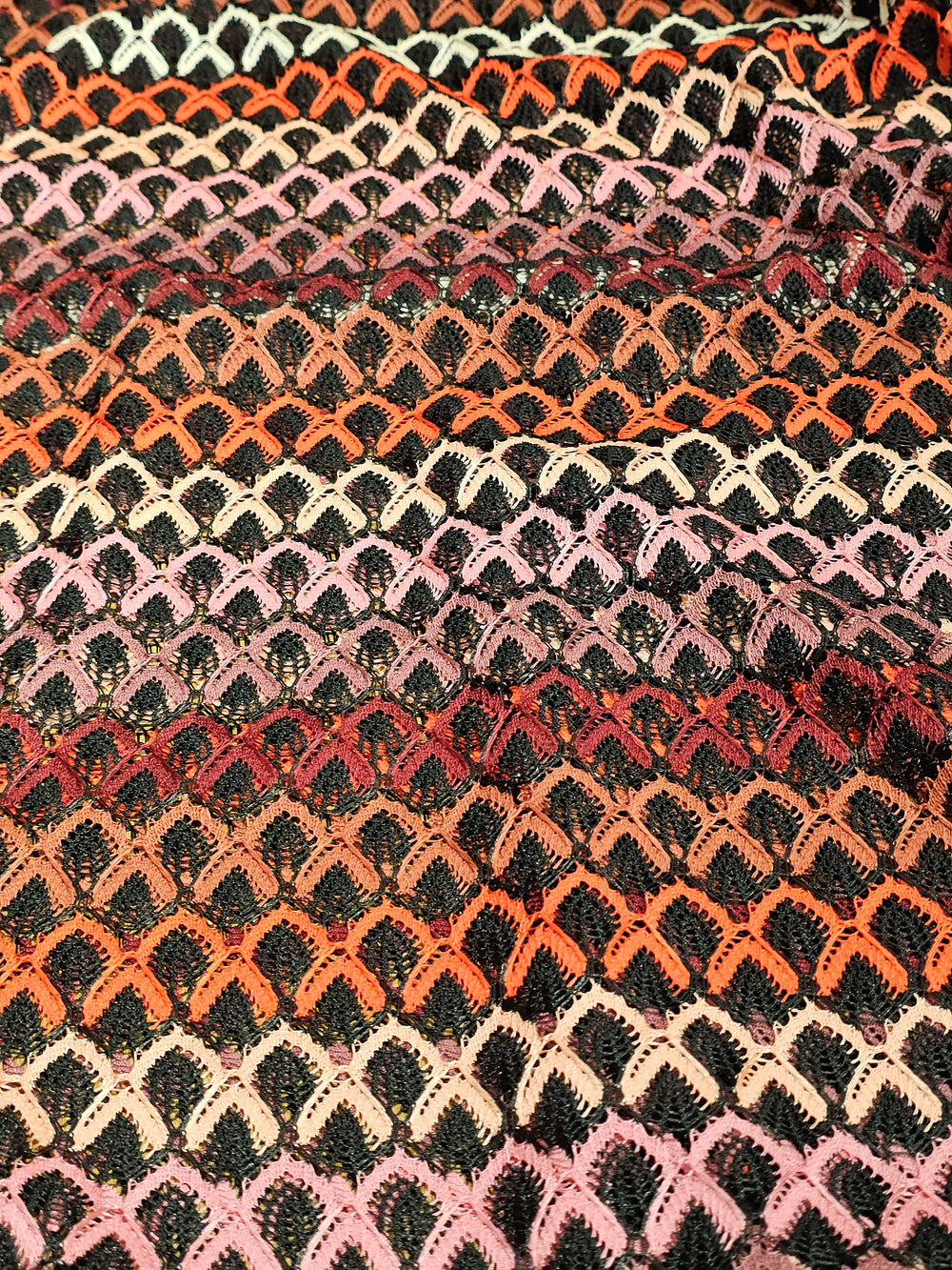 Missoni Kumaş – Geometrik Desenli, Renkli, Esnek, Bluzluk, Elbiselik | Çerçiler Kumaş
