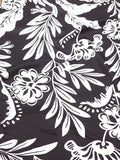 Floral Desenli Krep Saten Kumaş