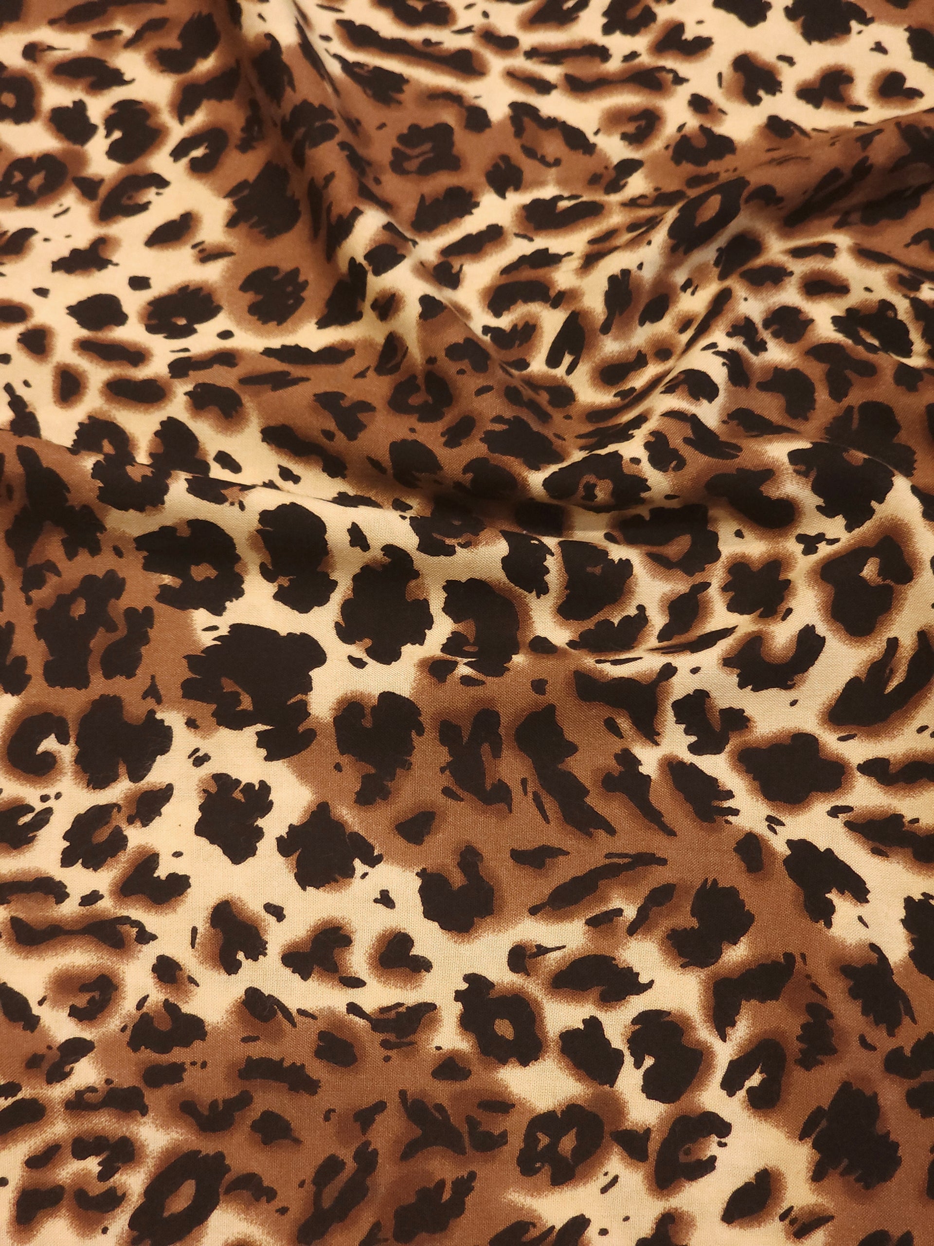 Leopar Desenli Belmondo Viskon Kumaş #3