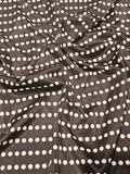 Saten Kumaş – Geometrik Desenli, Orta Dökümlü, Parlak, Elbiselik, Bluzluk | Çerçiler Kumaş