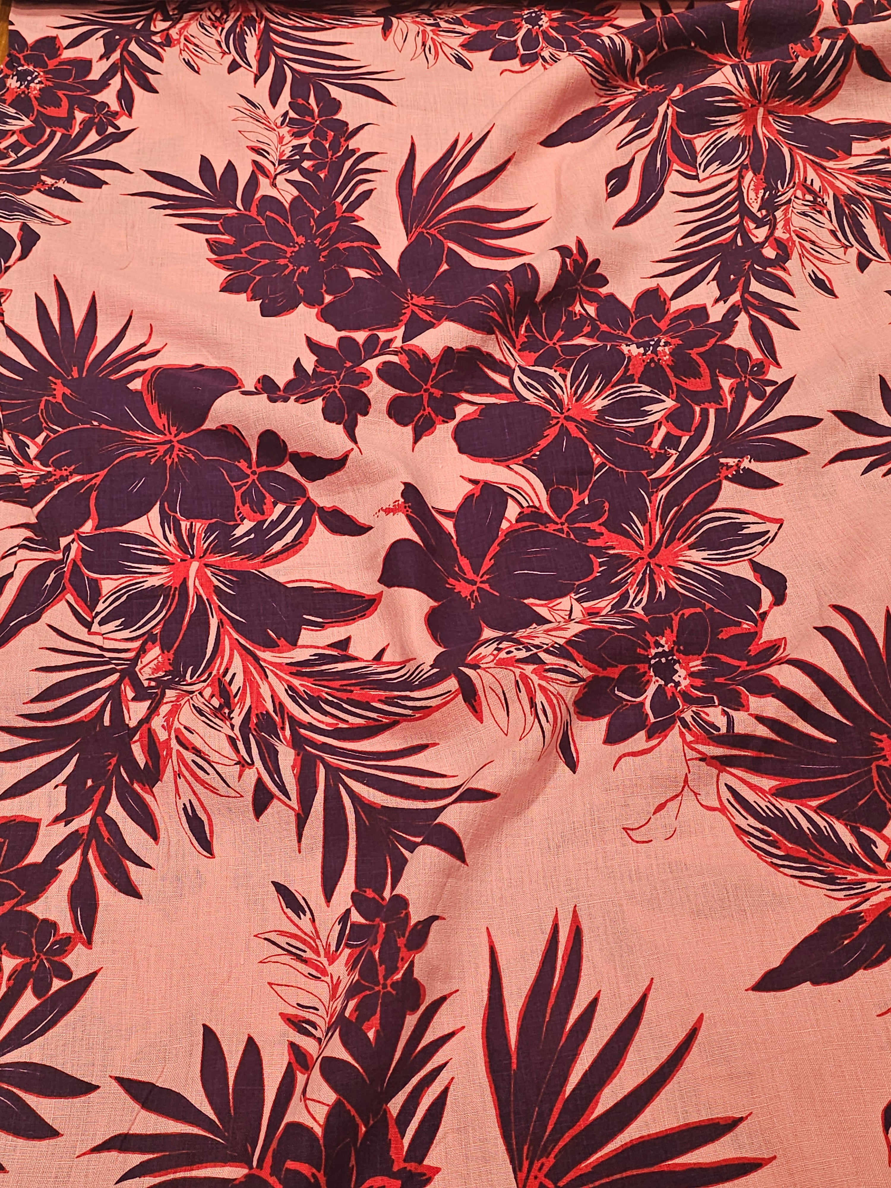 Floral Patterned Linen