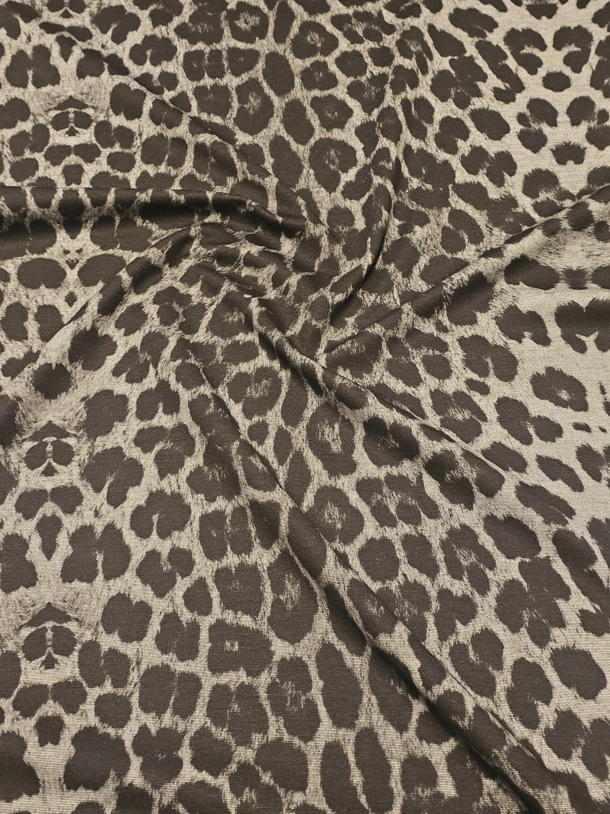 Leopar Desenli Örme Kumaş