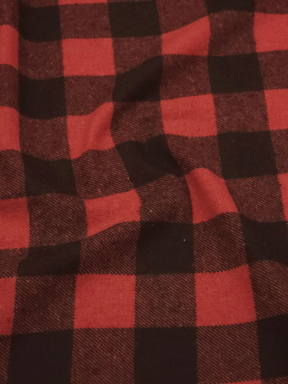Checked Lumberjack Shirt Fabric