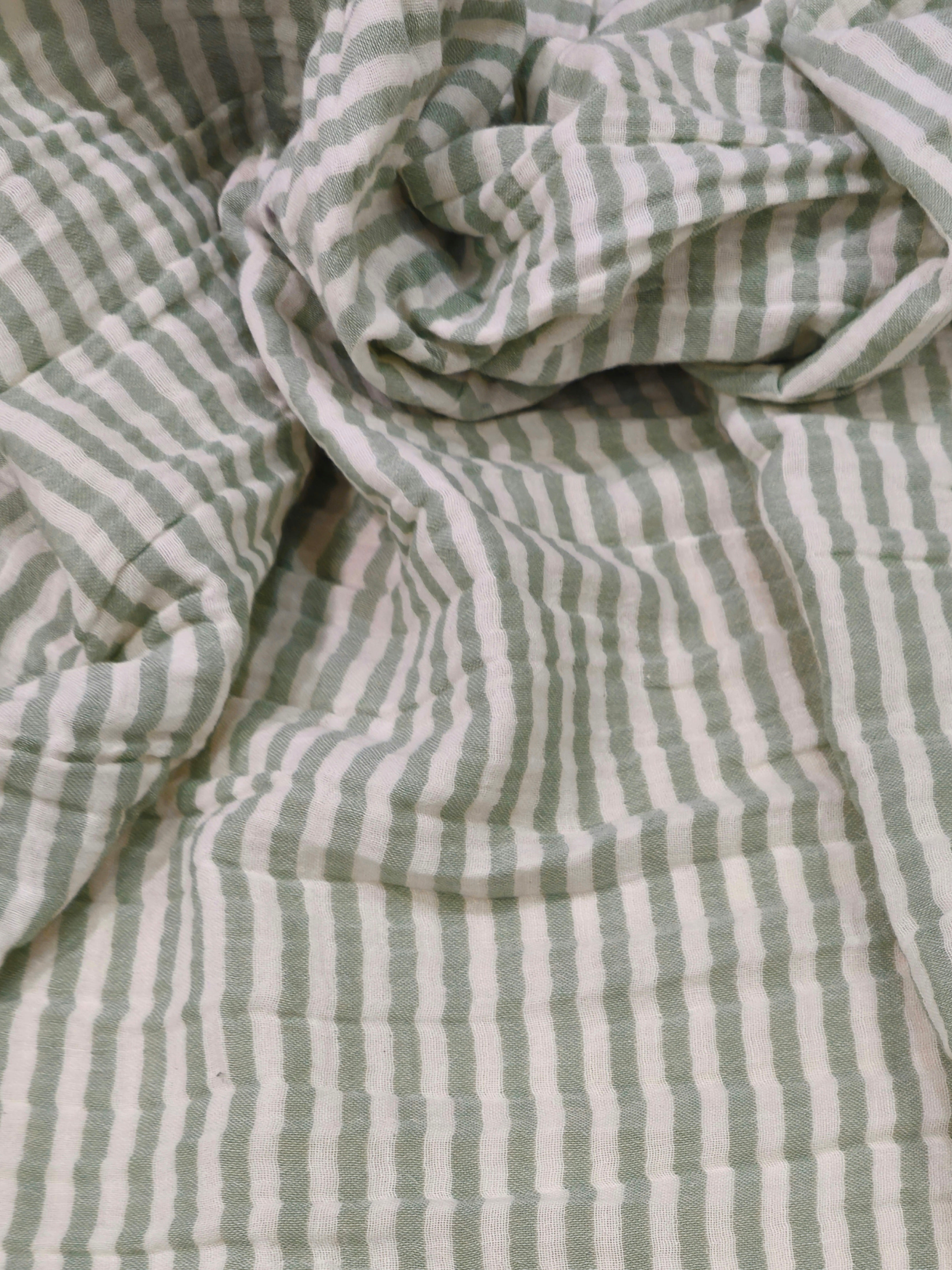 Medium Striped 2-Ply Muslin