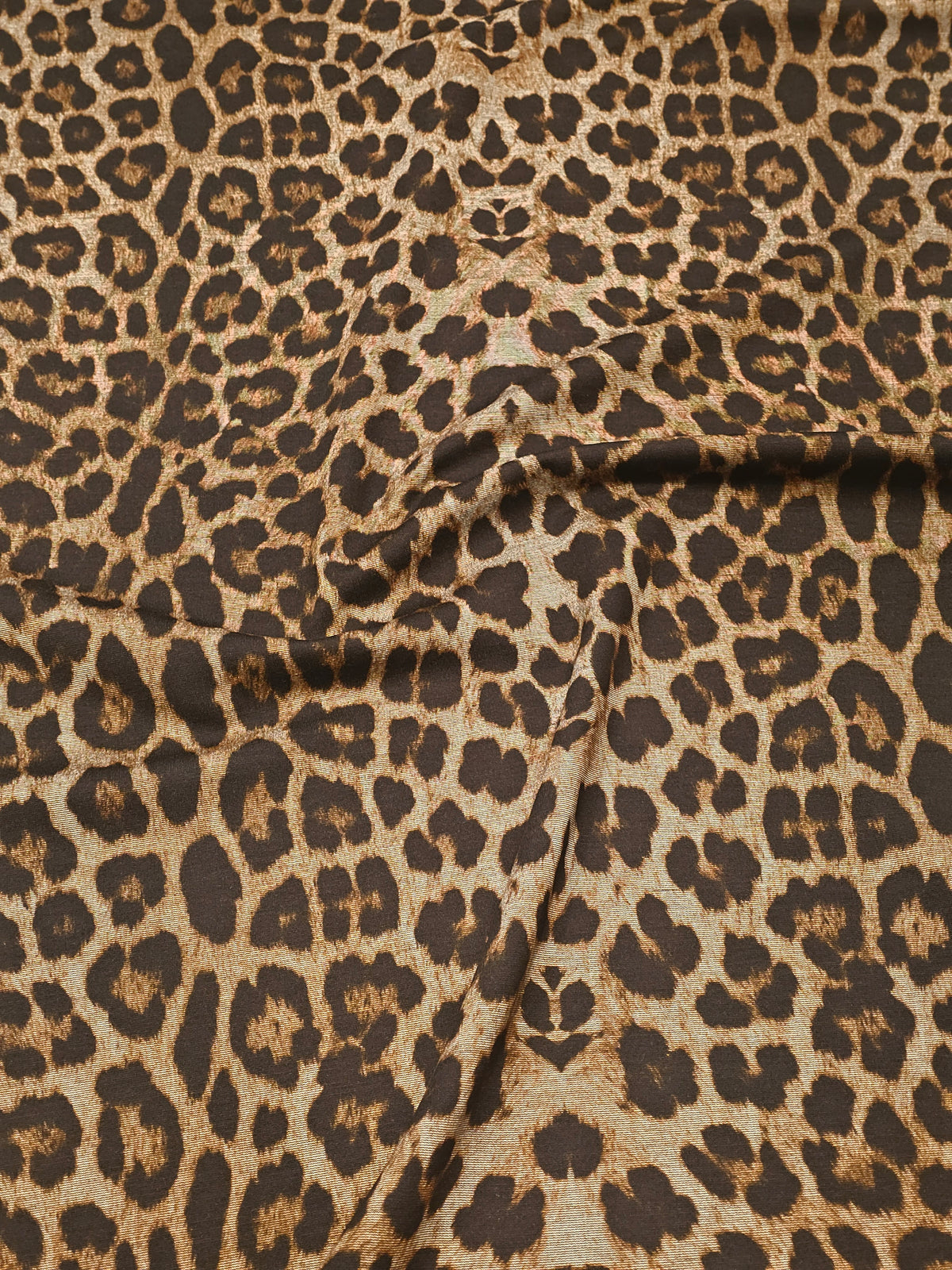 Leopar Desenli Örme Kumaş