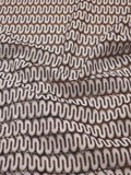 Beyaz Dalga Missoni Örme Kumaş
