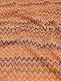Işıltılı Zigzag Missoni Desenli Örme Kumaş