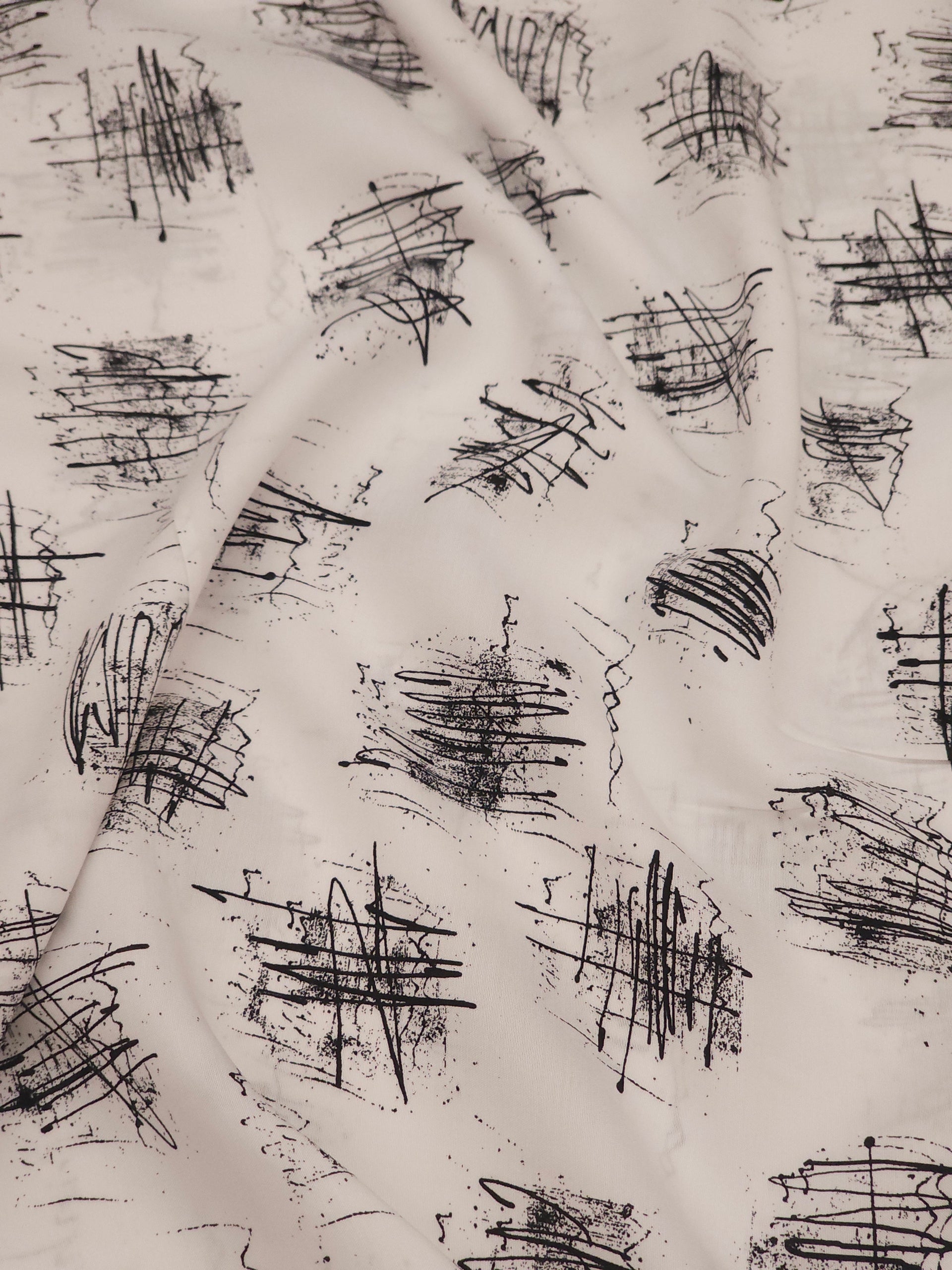 Signature Patterned Viscose Fabric