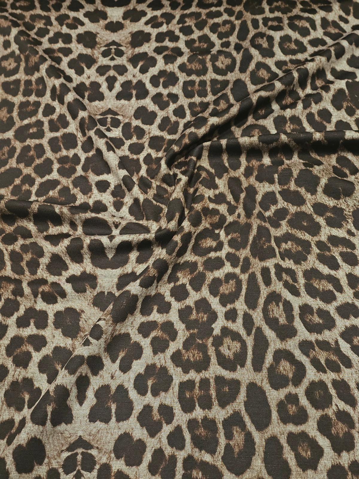 Leopar Desenli Örme Kumaş