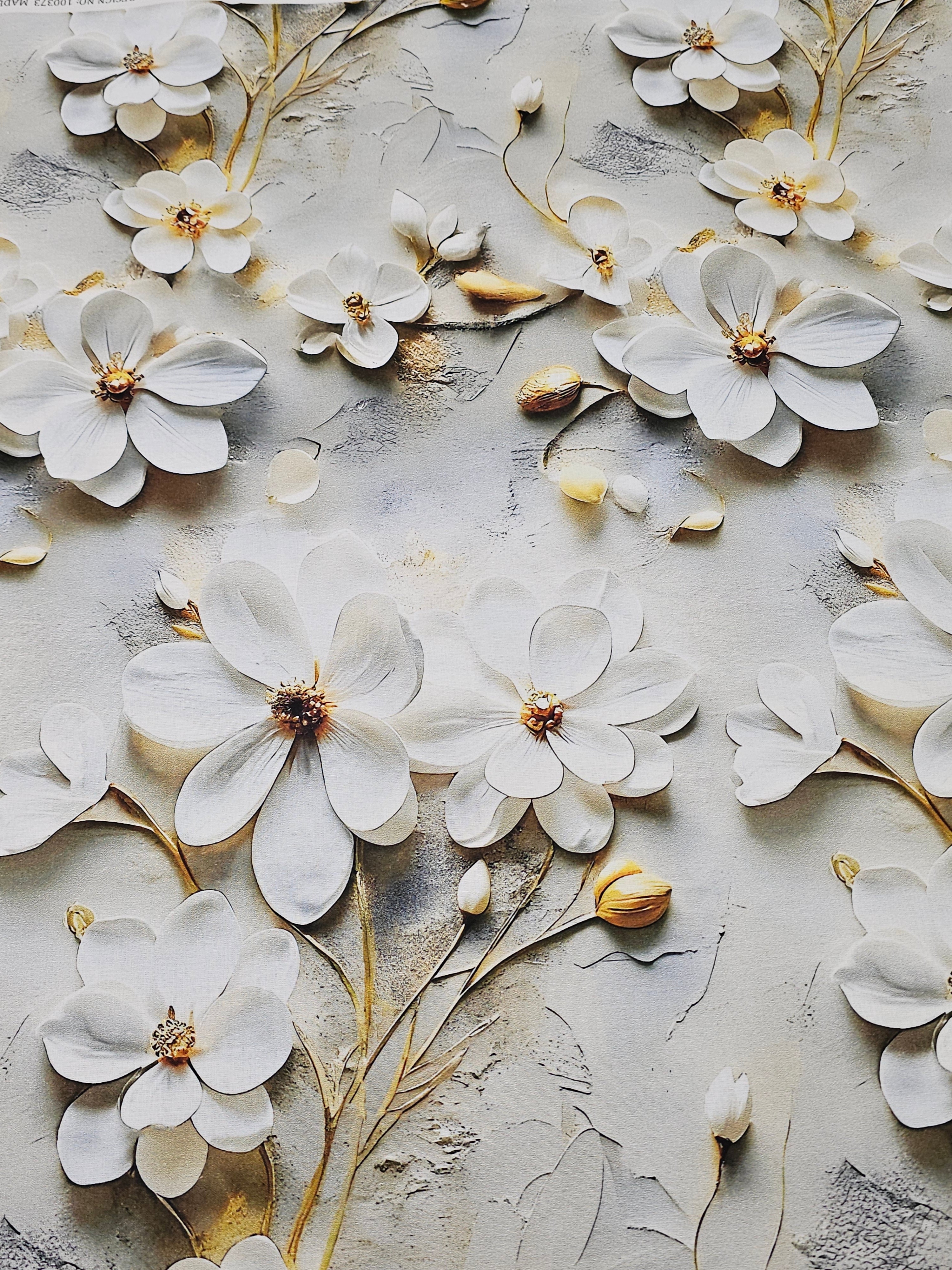 Akfil Digital Print Magnolia Pattern